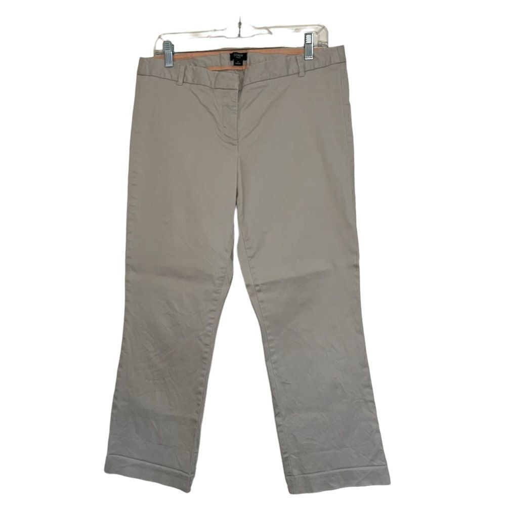 J Crew CityFit womenKhaki Crop - 8